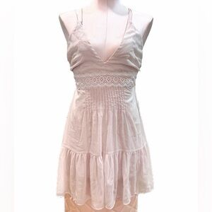 BNWOT Abercrombie & Fitch Womens Y2K Babydoll Fairy Mini Dress Cottagecore